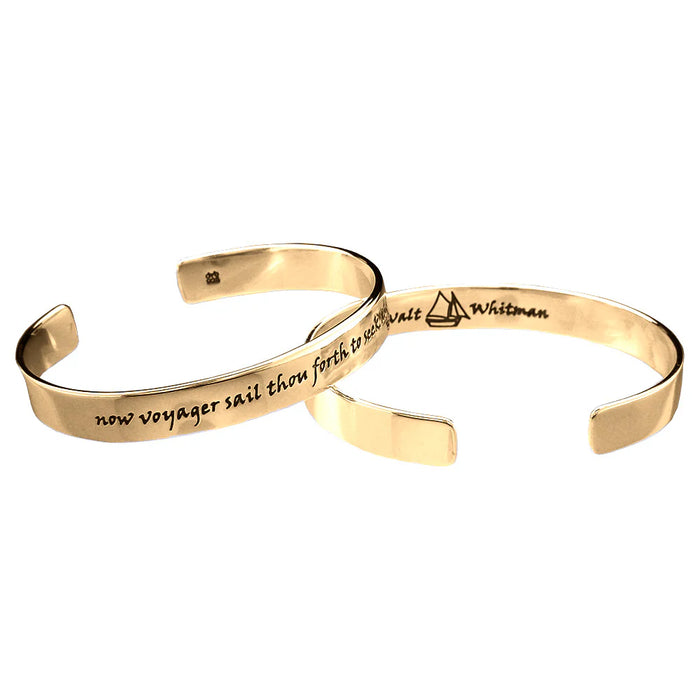 Seek And Find 14K Gold - Walt Whitman Bracelet