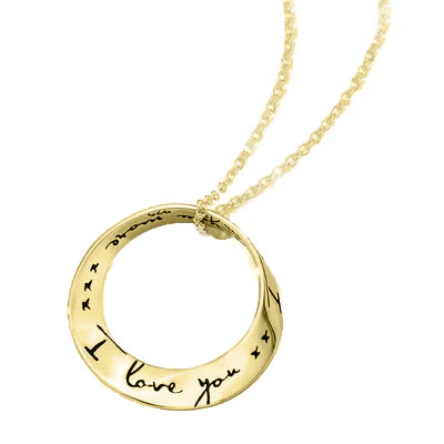 I Love You More 14K Gold Necklace