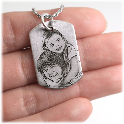 Personalized Dog Tag Pendant Jewelry