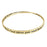 May God Bless You and Keep You - Numbers 6:24-26 14K Gold Bracelet