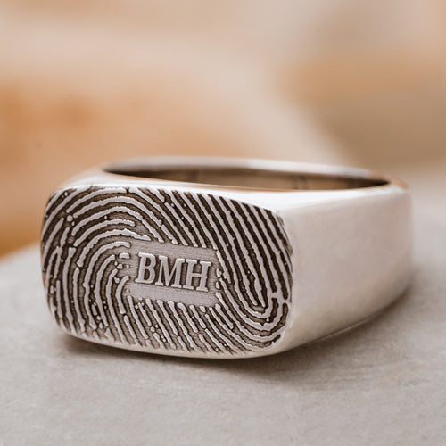 Personalized Rectangle Ring