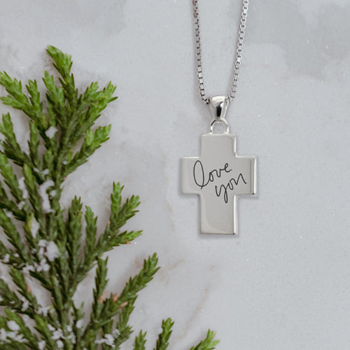 Personalized Standard Cross Pendant