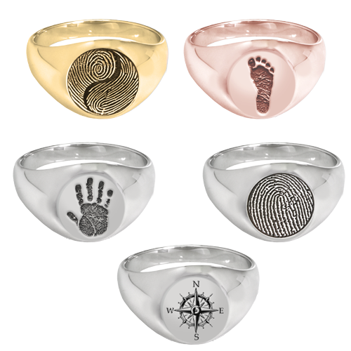 Personalized Elegant Round Ring Jewelry