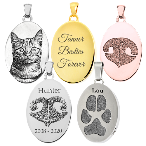 Personalized Standard Oval Pendant Jewelry