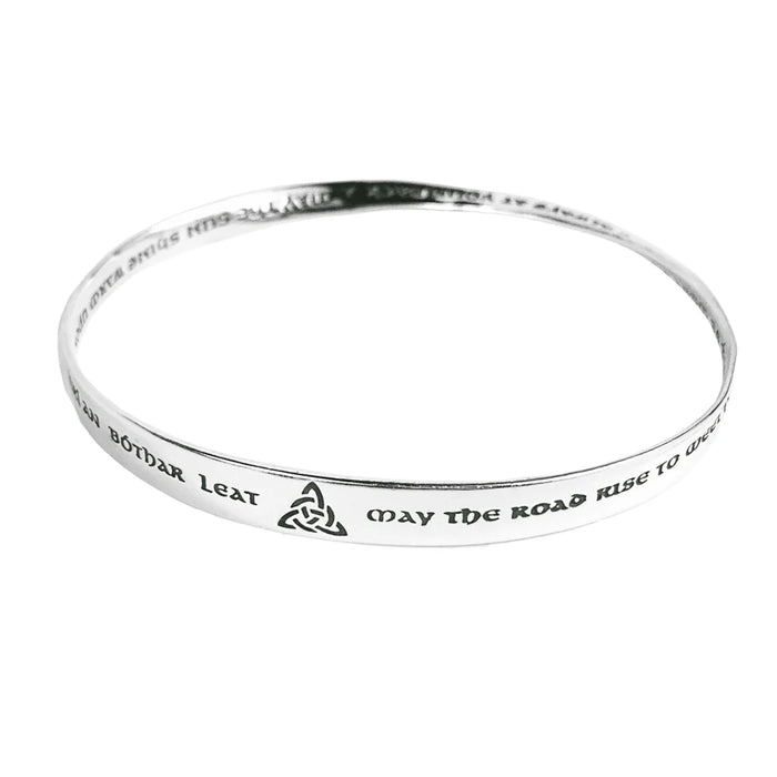 May The Road Rise To Meet You - St. Patrick 14K Gold Bracelet