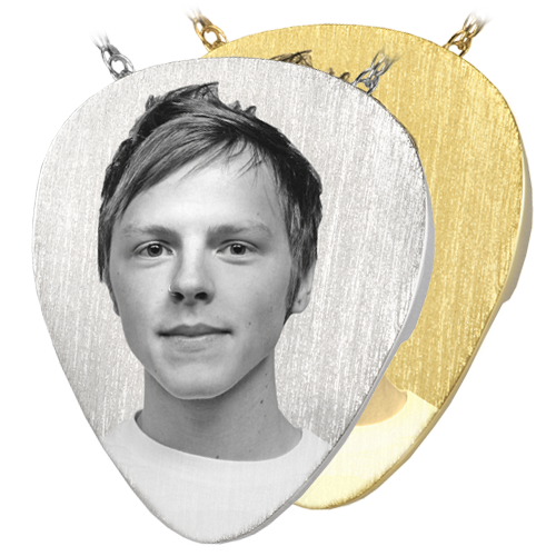 Personalized Guitar Pick Pendant Jewelry