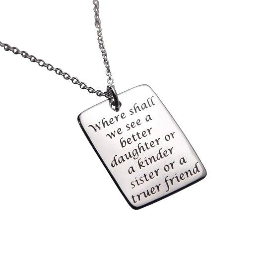 Daughter Sister Friend - Jane Austen Necklace