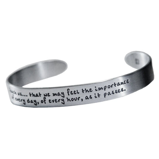 Teach Us - Jane Austen Cuff Bracelet