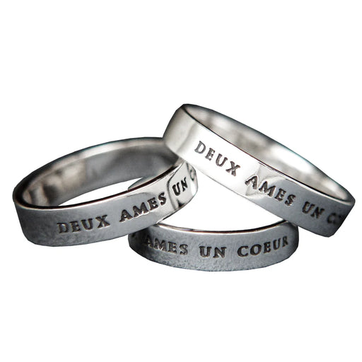 French: Deux Ames Un Coeur Ring