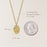 Oval Fingerprint Memorial Necklace-Jewelry-Anavia-Afterlife Essentials
