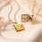 Square Logo Emblem Photo Locket Necklace-Jewelry-Anavia-Afterlife Essentials
