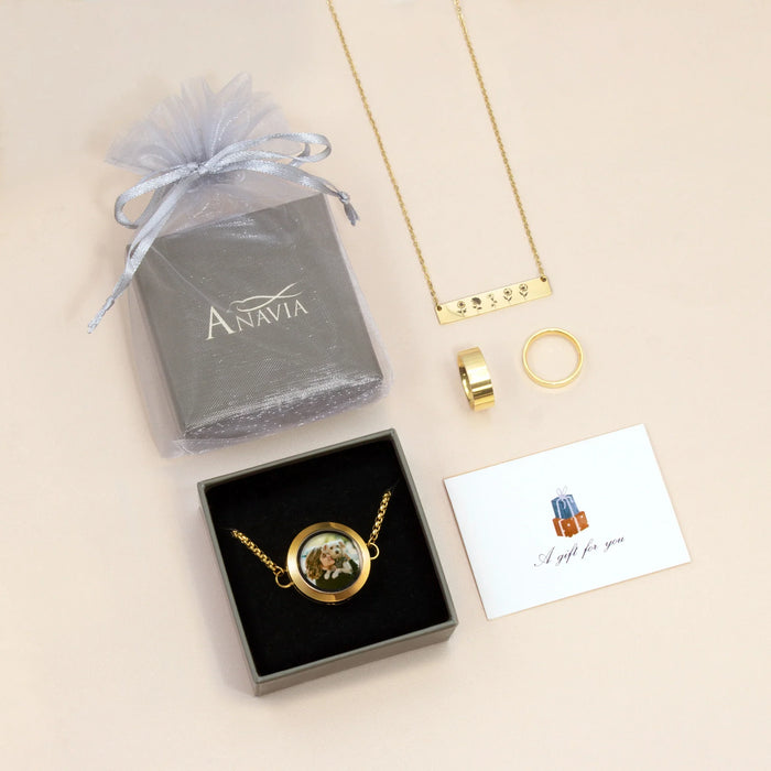 Photo Locket Pet Memorial Slider Bracelet-Jewelry-Anavia-Afterlife Essentials