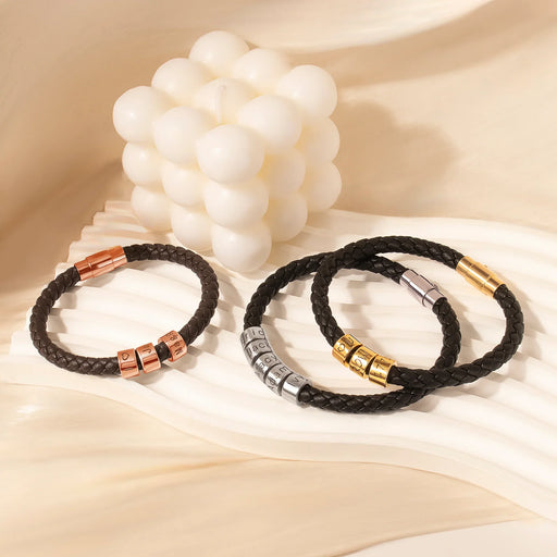 Custom Braided Rope Bead Bracelet-Jewelry-Anavia-Afterlife Essentials