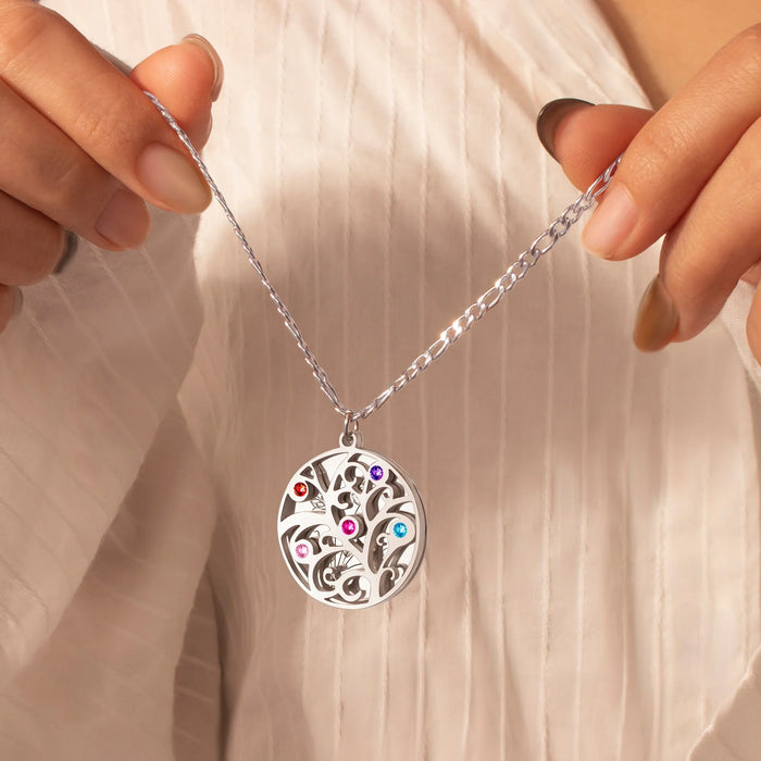 Build Your Own Bouquet Birthstone Tree of Life Necklace
