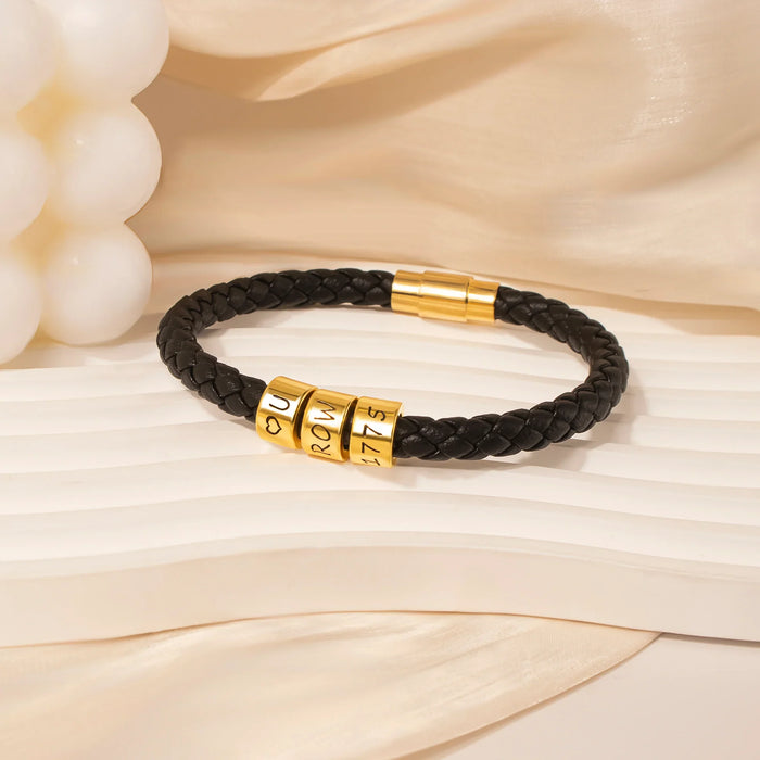 Custom Braided Rope Bead Bracelet-Jewelry-Anavia-Afterlife Essentials