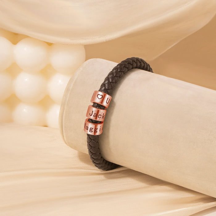 Custom Braided Rope Bead Bracelet-Jewelry-Anavia-Afterlife Essentials