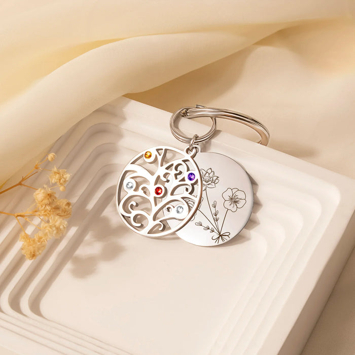 Build Your Own Bouquet Birthstone Tree of Life Necklace