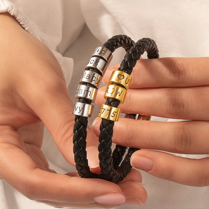 Custom Braided Rope Bead Bracelet-Jewelry-Anavia-Afterlife Essentials