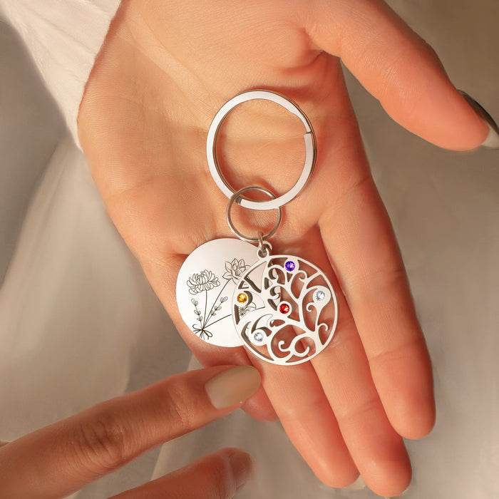 Build Your Own Bouquet Birthstone Tree of Life Necklace