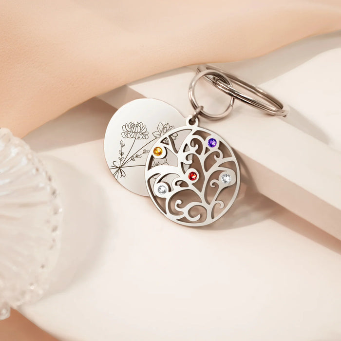 Build Your Own Bouquet Birthstone Tree of Life Necklace