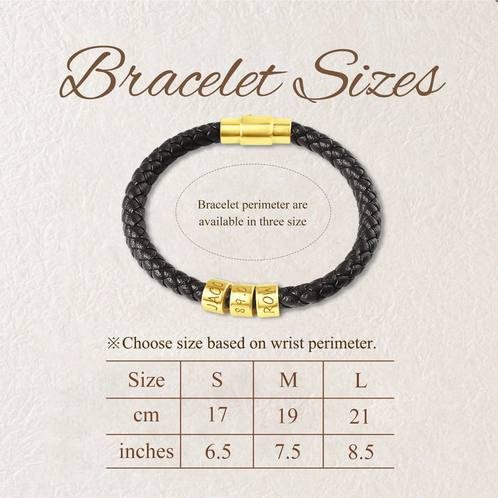 Custom Braided Rope Bead Bracelet-Jewelry-Anavia-Afterlife Essentials