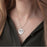 Custom Footprint Round Memorial Necklace-Jewelry-Anavia-Afterlife Essentials