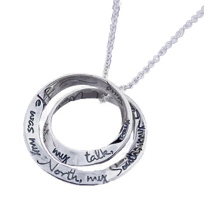 Stop All The Clocks - W. H. Auden Necklace