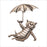 UMBRELLA CAT - EDWARD GOREY PIN-Laurel Elliott