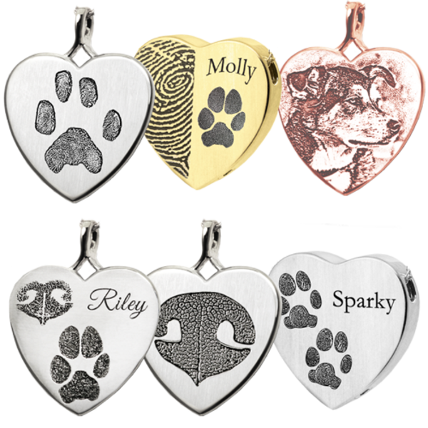 Personalized Peaceful Heart Pendant