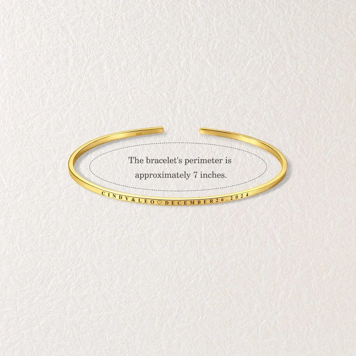 Sterling Silver Skinny Cuff Bracelet-Jewelry-Anavia-Afterlife Essentials