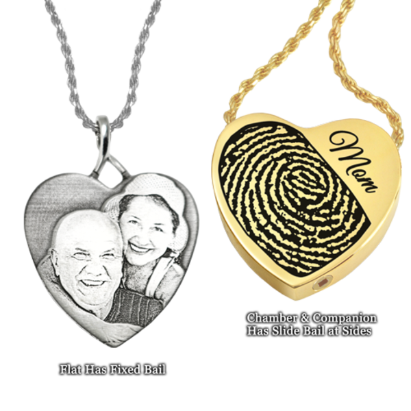 Personalized Peaceful Heart Pendant