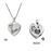 Personalized Petite Heart Pendant