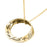 Breathe Deeply In Faith - Kierkegaard 14K Gold Necklace