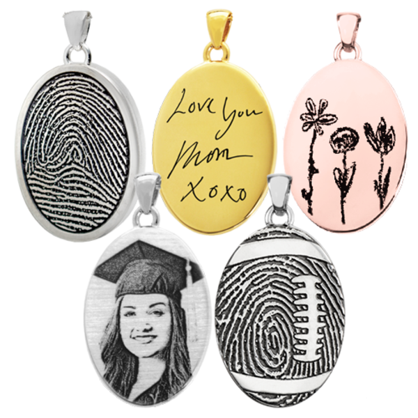 Personalized Standard Oval Pendant Jewelry