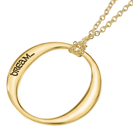 Gaelic and English: Aisling/Dream 14K Gold Necklace