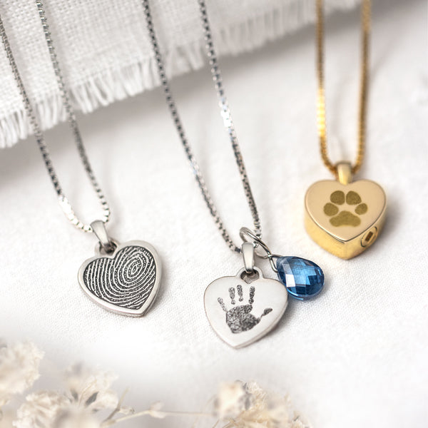 Personalized Petite Heart Pendant