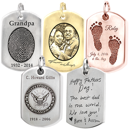 Personalized Dog Tag Pendant Jewelry