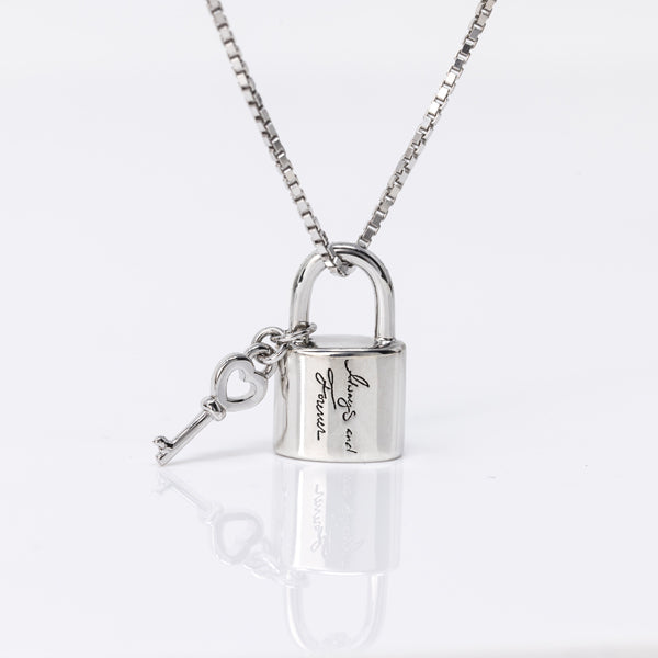Lock and Key Pendant Jewelry