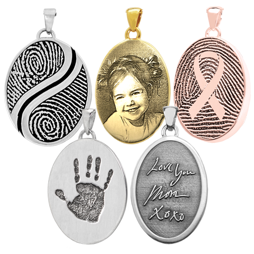 Personalized Standard Oval Pendant Jewelry