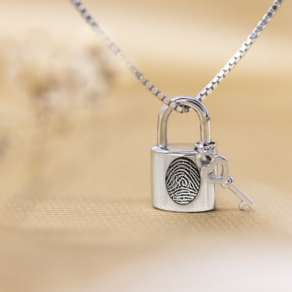 Lock and Key Pendant Jewelry