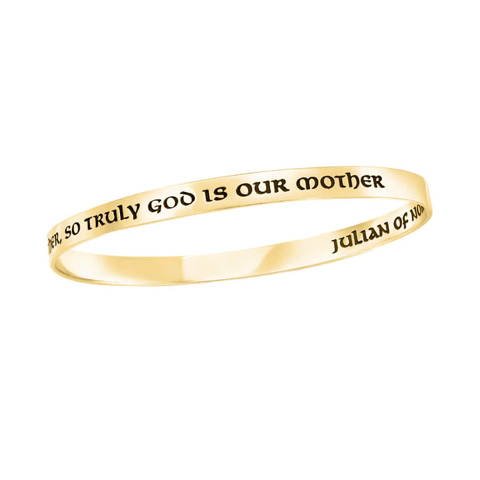 God is our Mother 14K Gold Bracelet