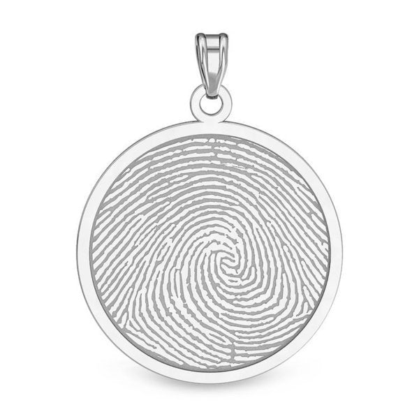 Round Custom Print Medal Jewelry