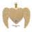 Custom Fingerprint Angel Wing Heart Charm or Pendant Jewelry