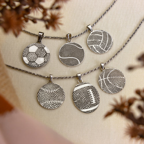 Personalized Fingerprint Jewelry- Sports