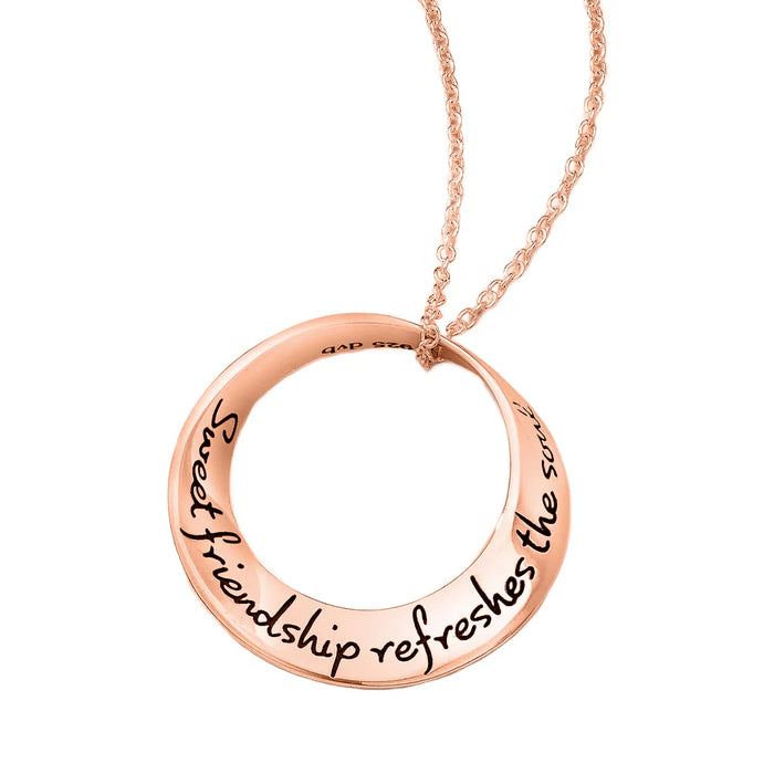 Sweet Friendship Refreshes the Soul 14K Gold Necklace