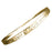 The light of God surrounds me - James Dillet Freeman 14K Gold Bracelet