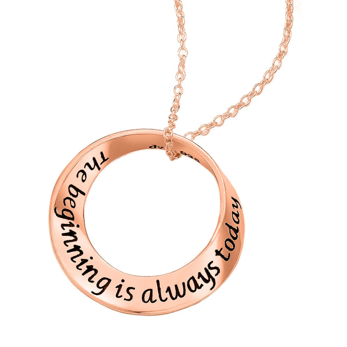 The Beginning is Always Today 14K Gold Necklace