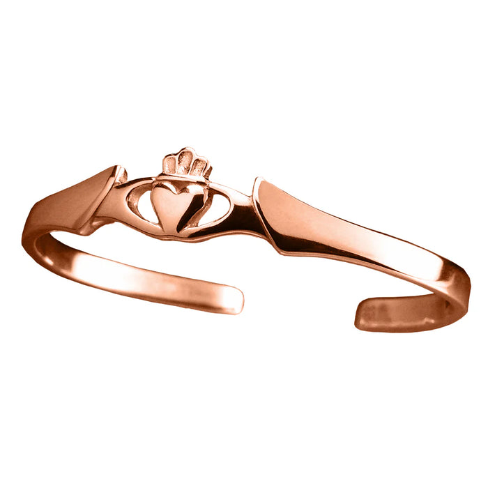 Traditional Claddagh 14K Gold Bracelet