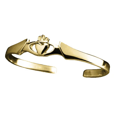 Traditional Claddagh 14K Gold Bracelet