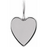Engravable Heart Elongated Pendant 88119